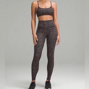 Lululemon Wunder Train High-Rise HR Tight 28 Fluctuate Micro Pink Multi